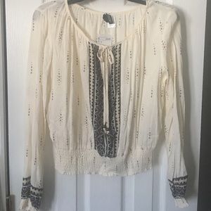 Aztec print blouse